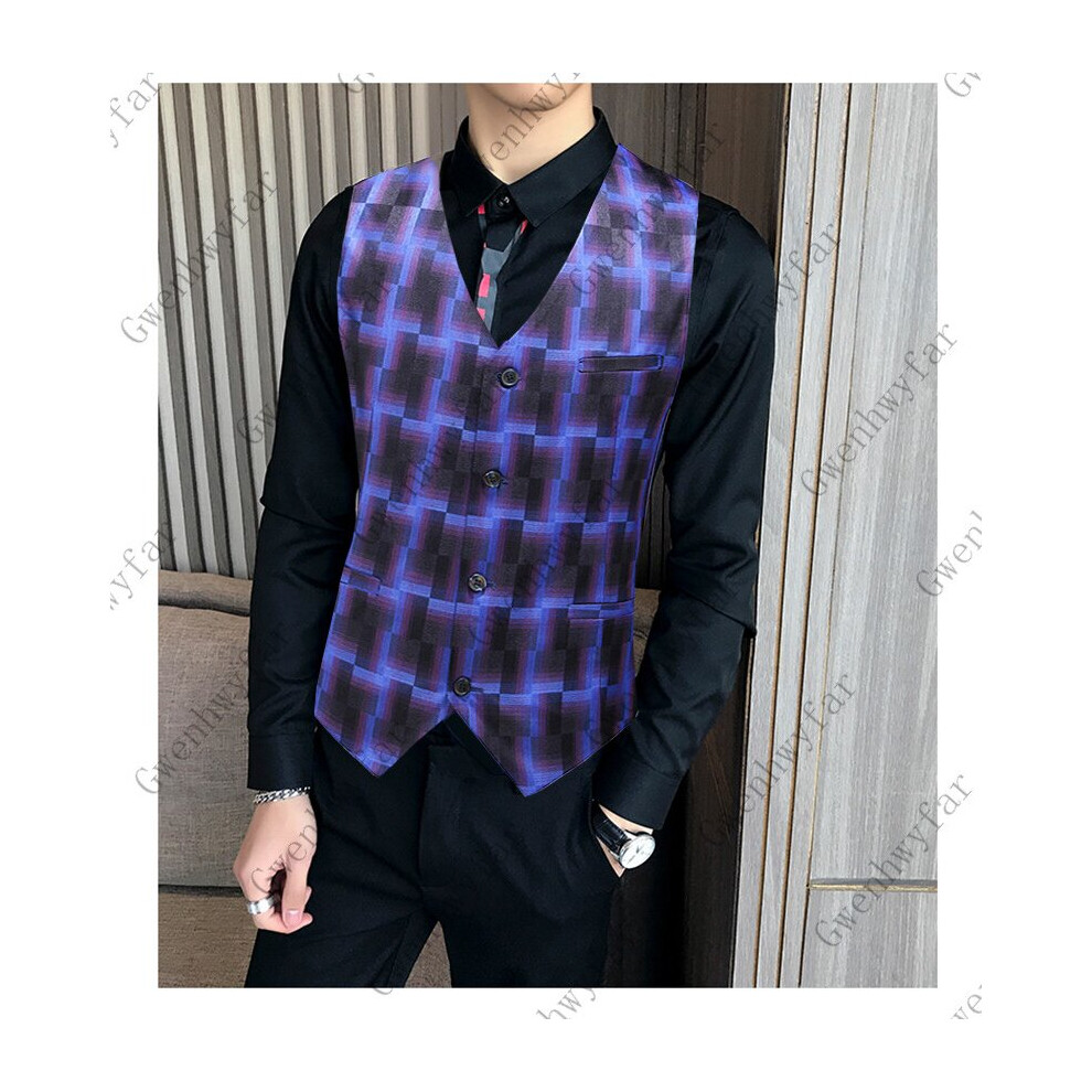 Arrival Red Vest For Men Slim Fit Men Suit Vest Male Waistcoat Gilet Homme Casual Sleeveless Formal Business Vest-image-OPC-PBQXKCJ-NEW