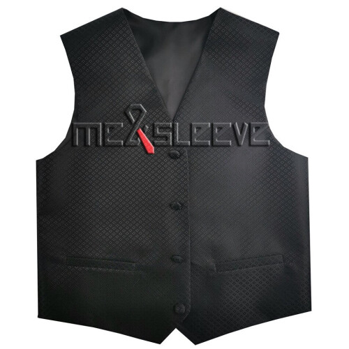wedding flower boy woven microfiber smart dot waistcoat+bowtie