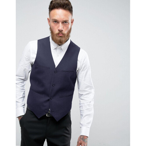 Slim fit store casual vest