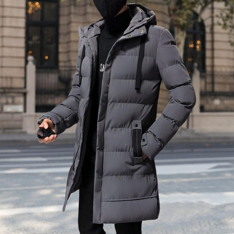 Trench Coat Winter Coat With Hood Mens Shldybc Men's Full Length