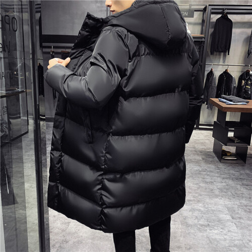 Men's Thicken Puffer Coat Winter Cotton Warm Jacket Thicken Parka