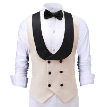 Costume Colorful Men's Waistcoat Slim Fit Leisure Cotton Suit Male Gentleman Business Vest Male For Wedding Groomsmen