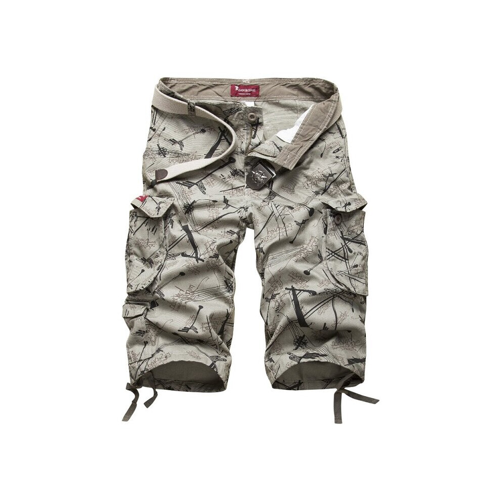 Summer Style Cotton Men's Cargo Shorts Camouflage Men's Shorts Multi-pocket Casual Camouflage Outdoor Men's Shorts