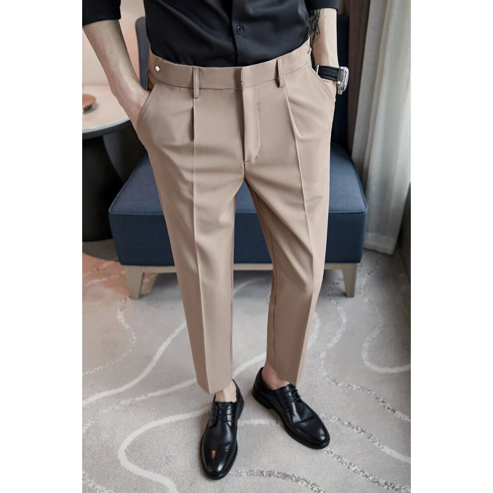 H&M Ankle-Length Suit Pants | Just a Roundup Of Cute Spring Clothes — 64  Pieces, to Be Exact | POPSUGAR Fashion UK Photo 53