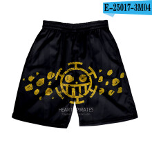 Classic Japanese Anime Kakashi and Luffy 3D Shorts Trunks Boys Summer Quick Dry Beach Swiming Shorts Y2K Short Pants Beach