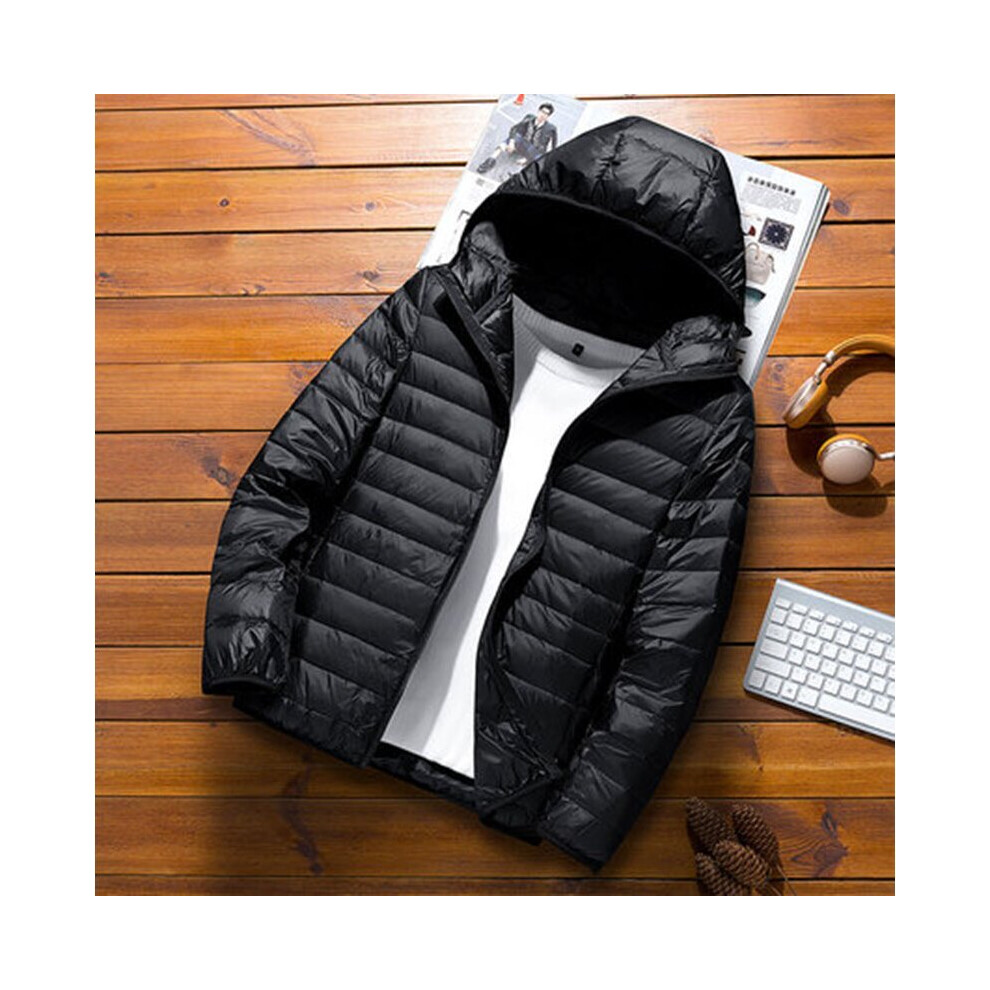 Matt Fabric Winter Men's Down Jacket Ultra Light Down Jacket Men Windbreaker Feather Jacket Man Lightweight Portable Warm Coat-image-OPC-PBQXRFC-NEW