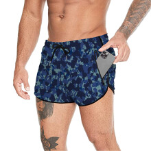 Mens Sports Fitness And Running Lightweight Mesh Breathable Speed Camouflage Pants With Shorts Toddler Boy