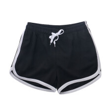Men's Shorts Summer Athletic Outfits Splicing Drawstring Elastic-Waist Sports Running Shorts for Boys Beachwear Bathing