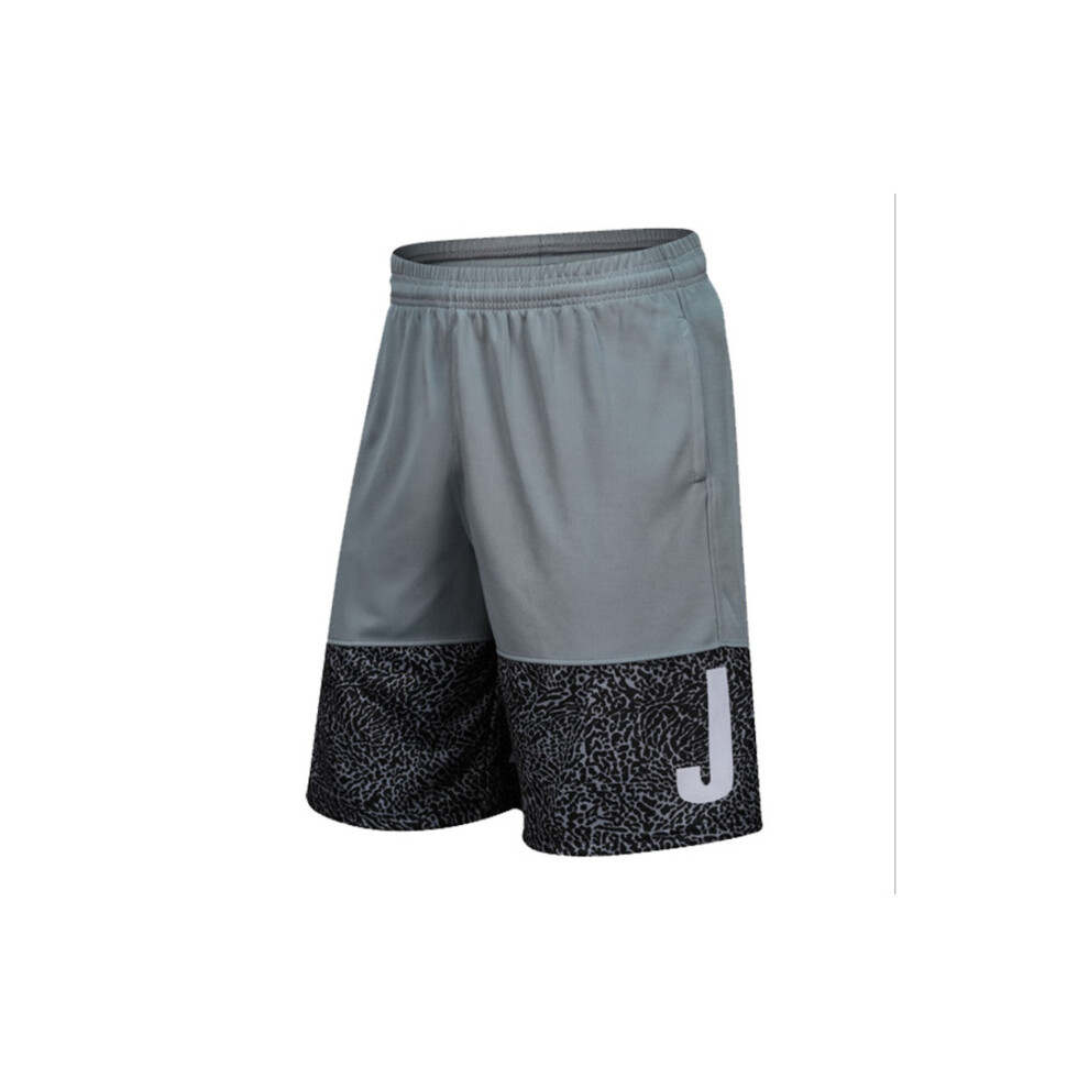 No. 23 tight elastic leggings male quick-drying breathable fitness running five-point sports shorts basketball pants-image-OPC-PBQXYMK-NEW