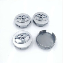 Toyota 62mm Silver Wheel Center Hub Caps Cover 4-pc Set