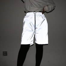 Night Lighting Reflective Rainbow Chang Man Boy's Summer Beach Shorts