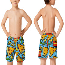 Infant Kids Pocket Shorts Comfortable Beach Wearing Young Children Whole Body Print Short Trousers Dropship