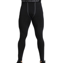 Men Leggings Compression Pants Gym Fitness Sports Running Quick Dry Leggings Tights Breathable Skinny Trousers Male Yoga Pants