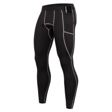 Gym Compression Tights Men Fitness Stretchy Pocket Fit Sport Leggings Running Quick-drying Rashguard Training Pants Workout