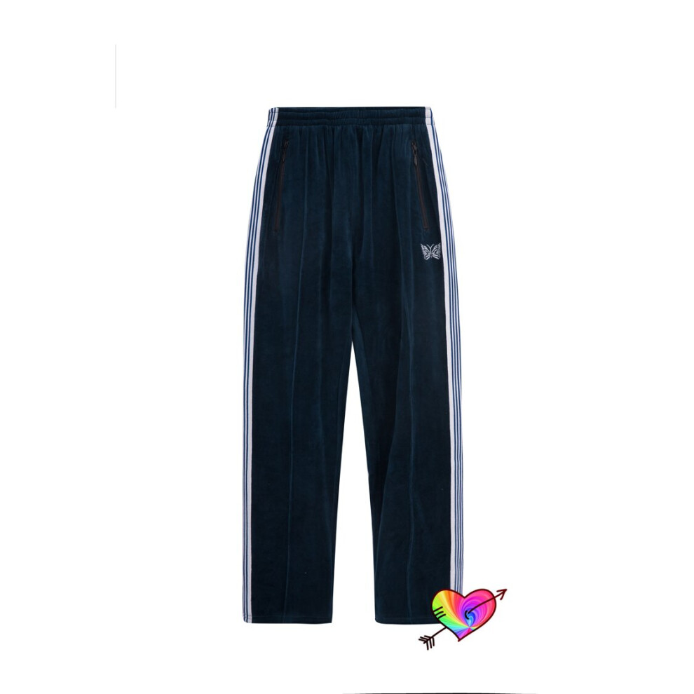Dark Needles Pants Men Women High Embroidered Butterfly Logo Needles Track  Pants AWGE Sports Trousers on OnBuy