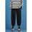 thin ice silk casual pants men's solid all-match drawstring leggings trousers 6