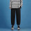 thin ice silk casual pants men's solid all-match drawstring leggings trousers 1