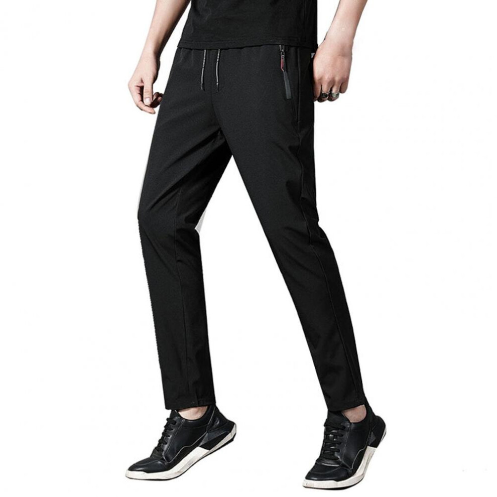 Men Pants Men Men Elastic Sporty Casual Pants Male Trousers Men Solid Thin Pants for Sports-image-OPC-PBQYGXD-NEW