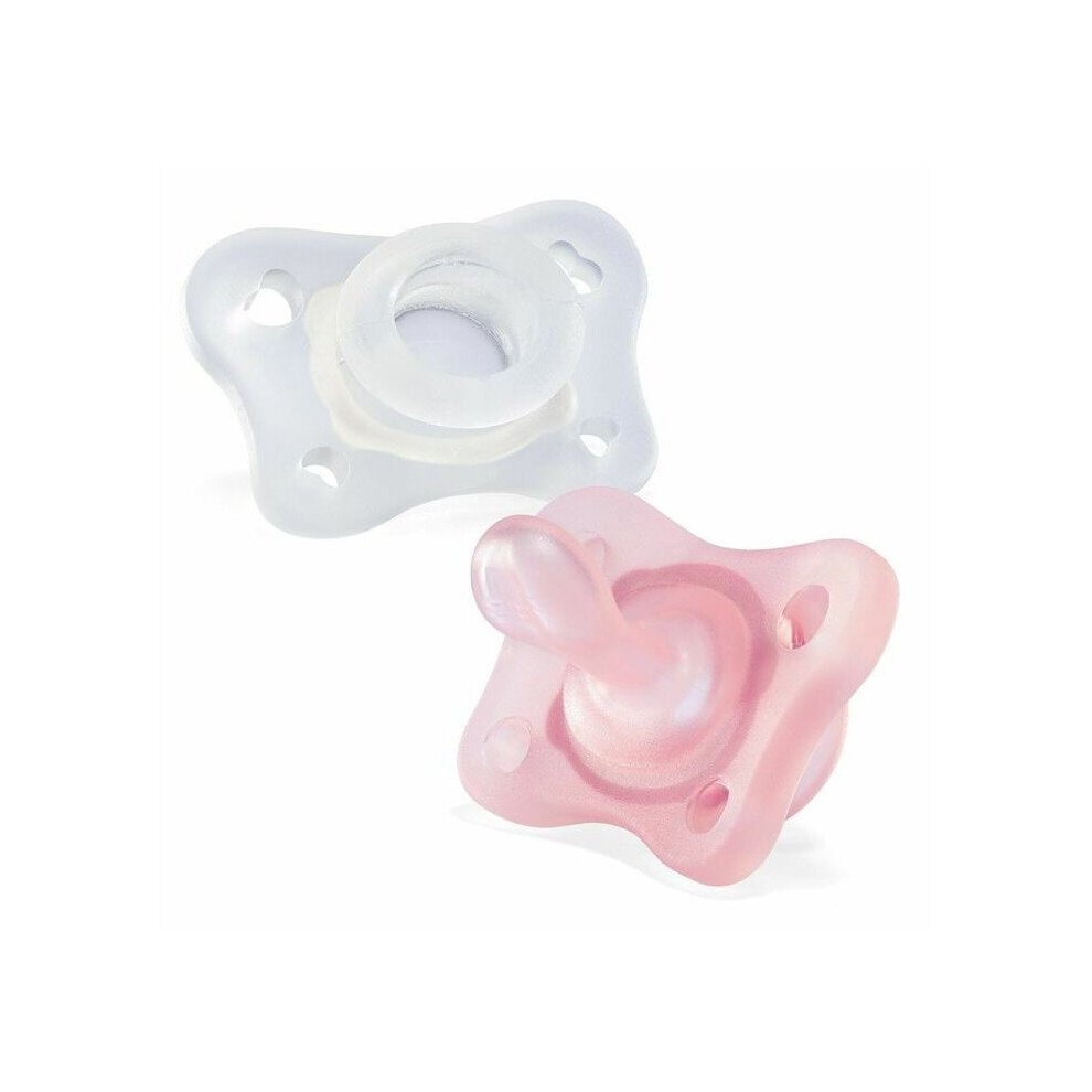 Light Chicco Physio Forma Mini Soft Sense Silicone Soother For 0-2 Months