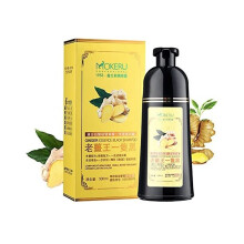 Mokeru Black in Just 5 Minutes Shampoo, 500ml - Instant Hair Coloring Solution - Effortless Coloring in Minutes