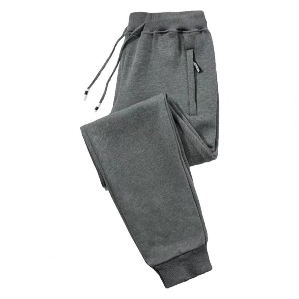 Running Jogging Pants Men Winter Pants Drawstring Elastic Waist Ribbing Cuff Student Trousers Bodybuilding sweatpants-image-OPC-PBQYJ9X-NEW