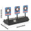 Digital Target for Toy Kids Electric Scoring Auto Reset Shooting Gift 5