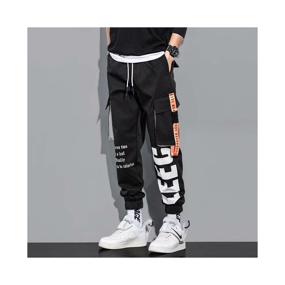 Men's Pants Harajuku Cargo Pants Men Japan Streetwear Joggers Pants Men Casual Men Clothing Elastic Waist Pants-image-OPC-PBQYJTQ-NEW