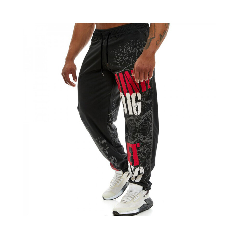 Men's 3D Printed Quick-dry Fitness Sports Casual Pants Gym Running Training Loose Jogger Straight Tube Full Male's Pants-image-OPC-PBQYP69-NEW