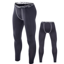 Yoga Leggings Men's pro High spring Quick drying gym pants outdoor training sweat burst basketball leggings pants