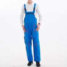Men Casual Nylon Loose Heavy Duty Work Jumpsuit Overalls Mechanic Work Wears Tooling Belt Pants