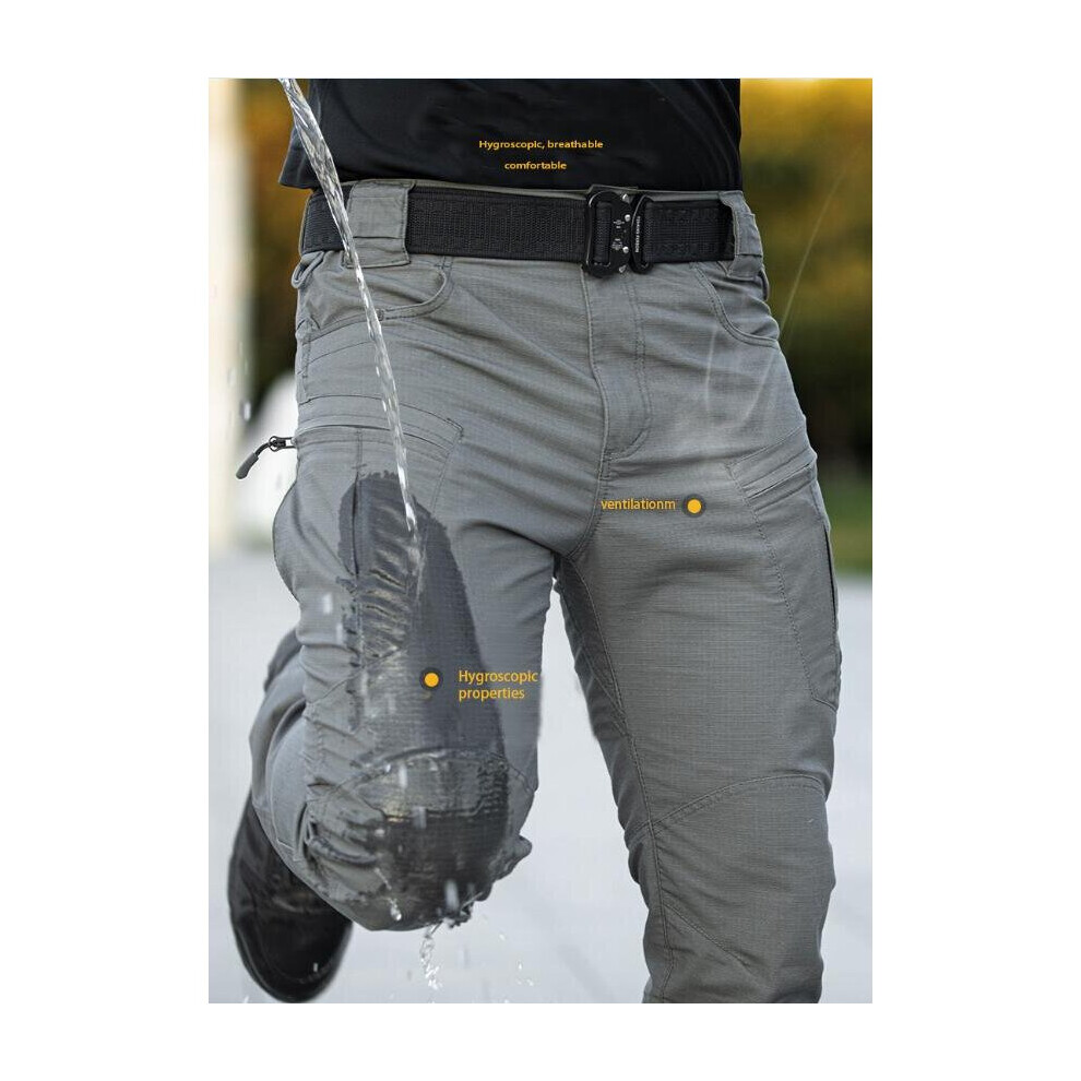 IX5 Military Tactical Cargo Pants Men s Elasticity Ripstop Joggers Male Waterproof Multi pocket Streetwear Long Trousers S 2XL on OnBuy