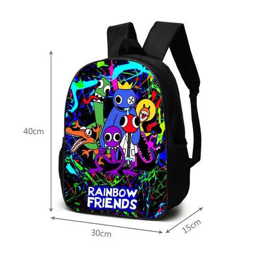 A Rainbow Friends Backpack Large Capacity Rucksack Satchel School Bags for Children Boy Girl on OnBuy