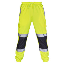 Men's Reflective Overalls Multi-pocket Training Sports Trousers Men Road Work High Visibility Overalls Casual Work Casual Pants