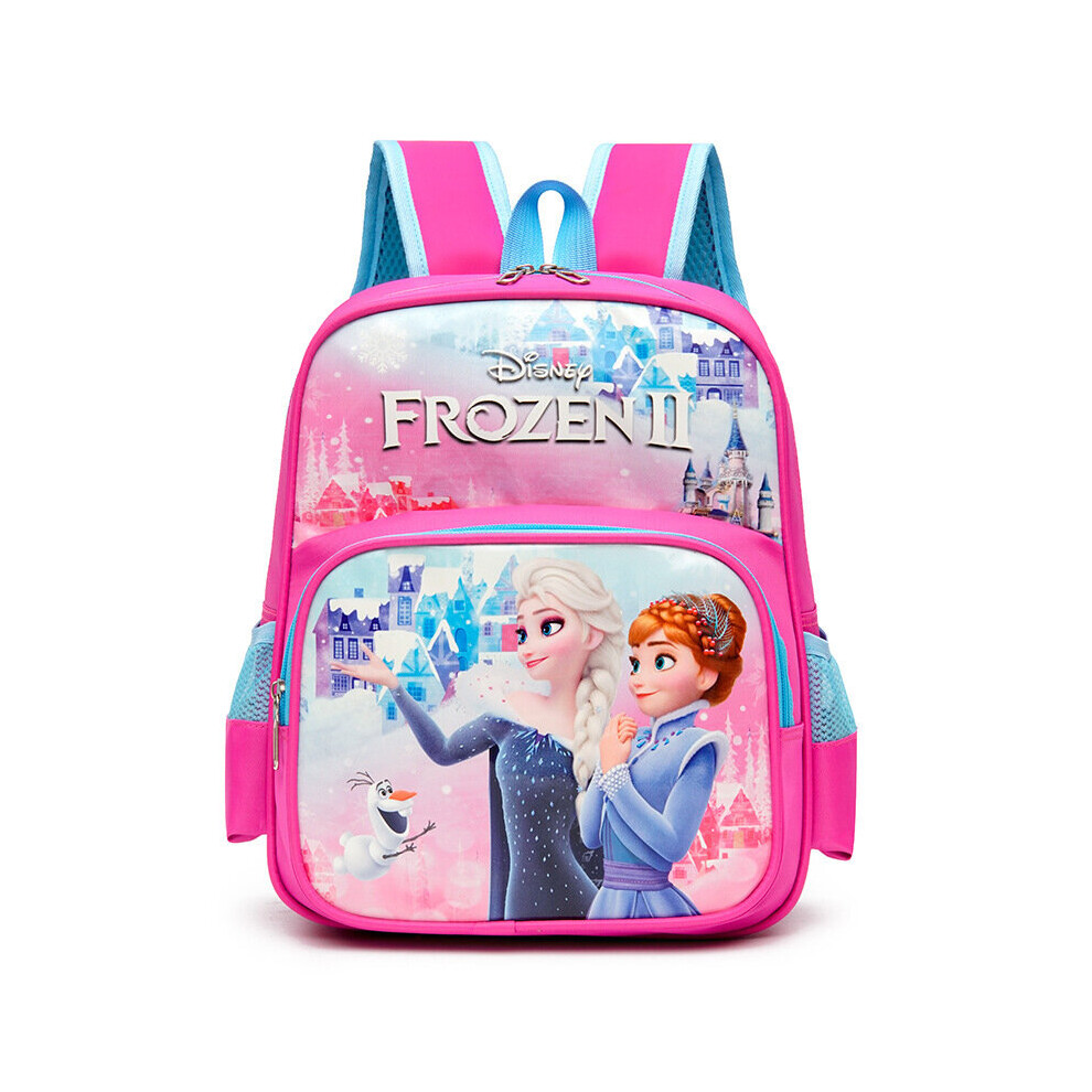 (Frozen) Frozen 2 Sonic The Hedgehog Backpack for Boys Girls with Elsa & Anna Into The Unknown School Nursery Travel Rucksack