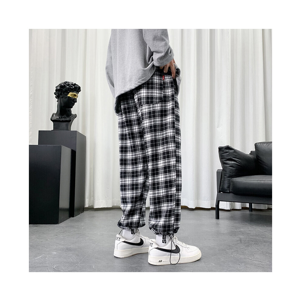 Plaid sweat pants on sale