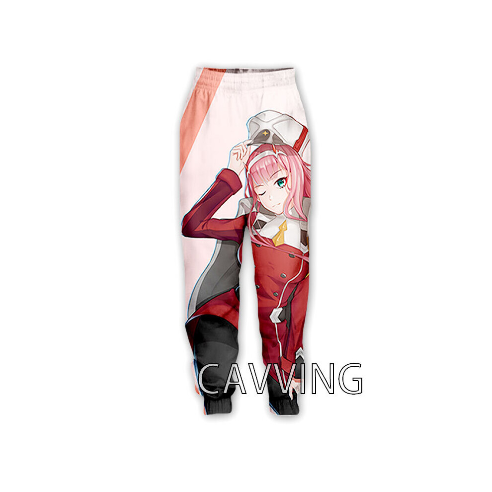 3D Print DARLING In The FRANXX Casual Pants Sports Sweatpants Straight Pants Sweatpants Jogging Pants Trousers-image-OPC-PBQYYBS-NEW