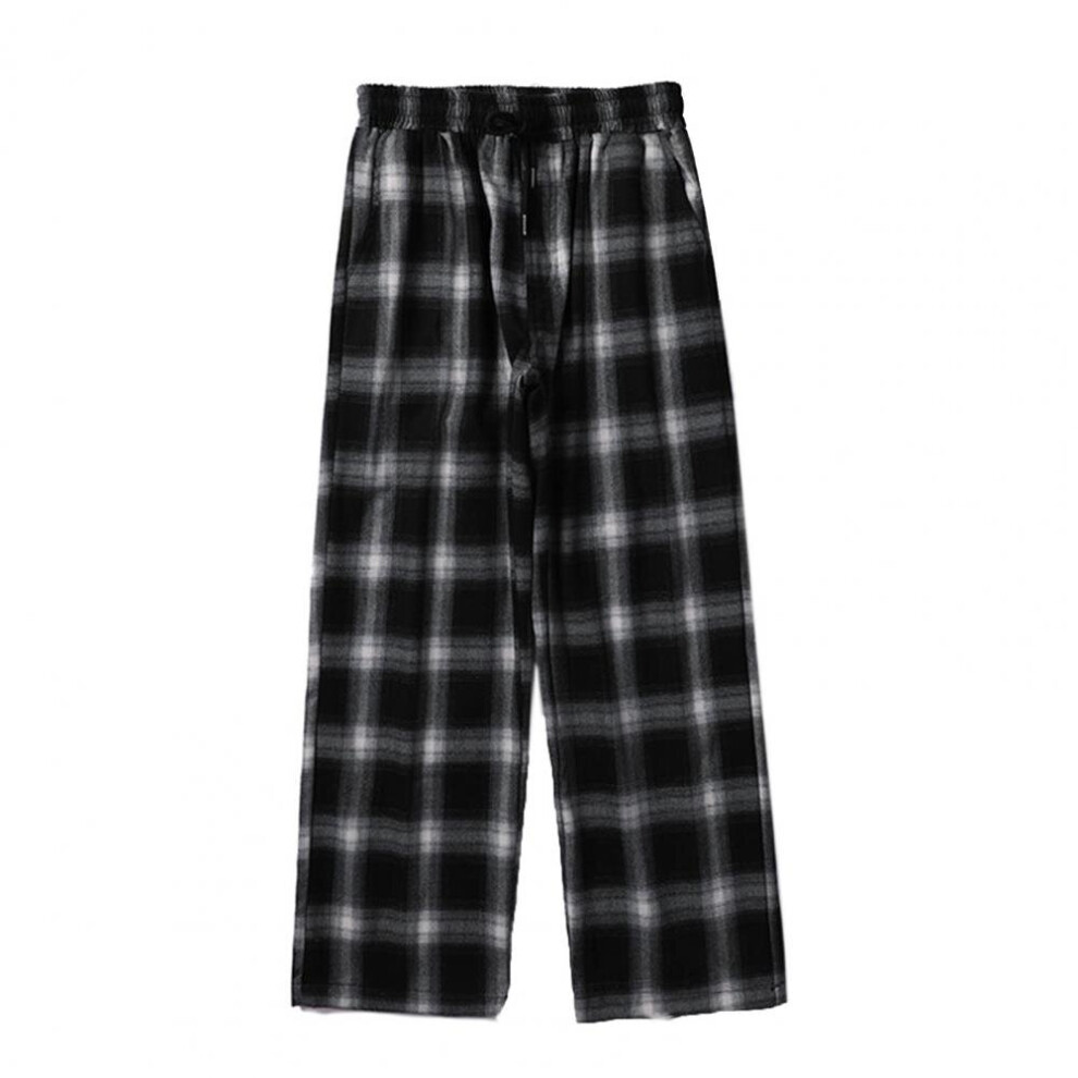 Mid Waists Fabulous All Match Summer Trousers Breathable Student Pants Plaid for School-image-OPC-PBQYYDY-NEW