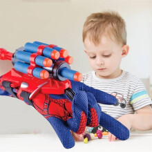 Spider-Man Glove Web Shooter Dart Blaster Launcher Toy Spiderman Costume Gift