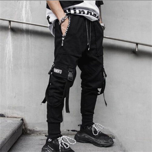 Hip Hop Men s Cargo Pants Spring Autumn Streetwear Jogging Sweatpants Man Loose Trousers on OnBuy