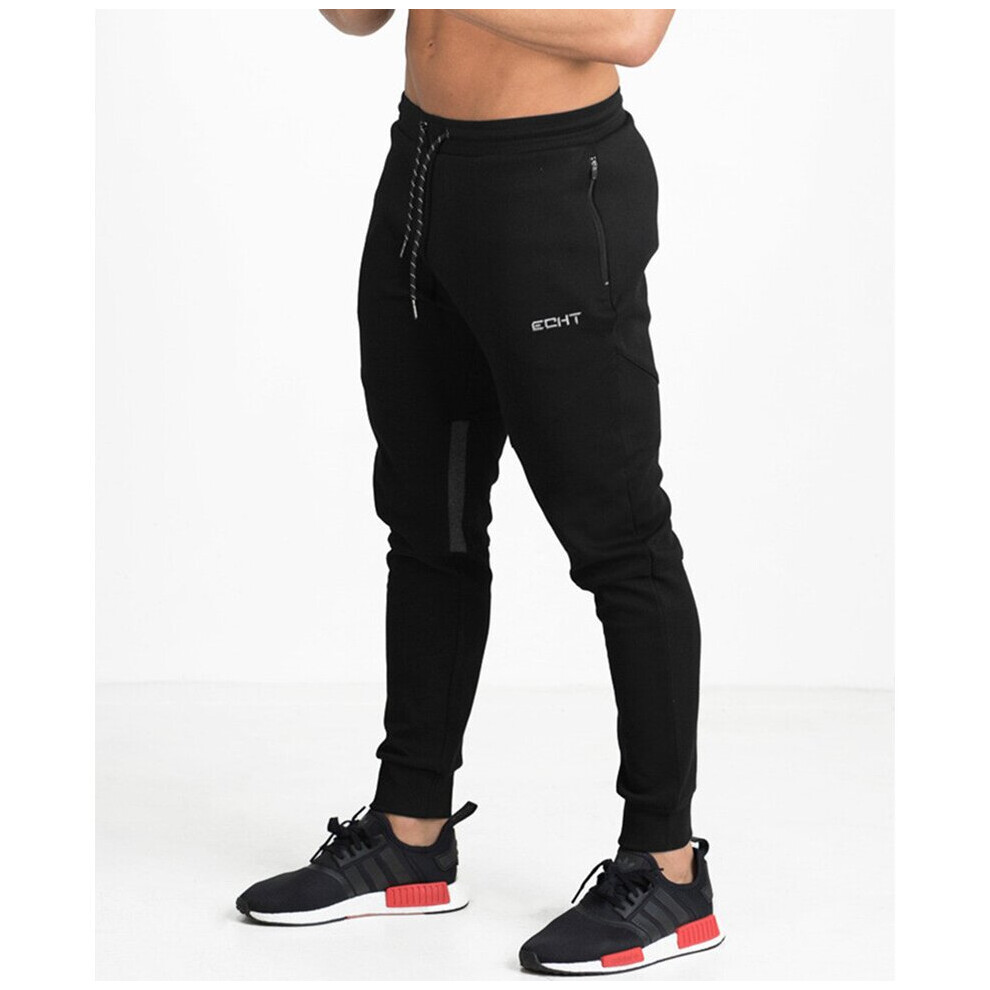 Mens cotton Sweatpants Joggers Autumn spring Man Gyms Pants Fitness Bodybuilding Workout Trousers Men Casual Pencil Pants-image-OPC-PBQZ967-NEW