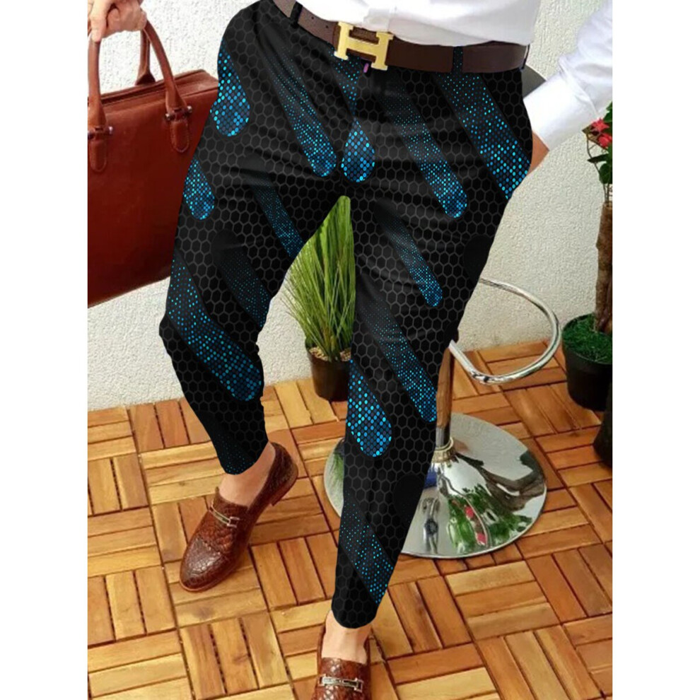 Sweatpants For Men Male Casual Business Solid Slim Pants Zipper Fly Pocket  Cropped Pencil Pant Trousers - Walmart.com