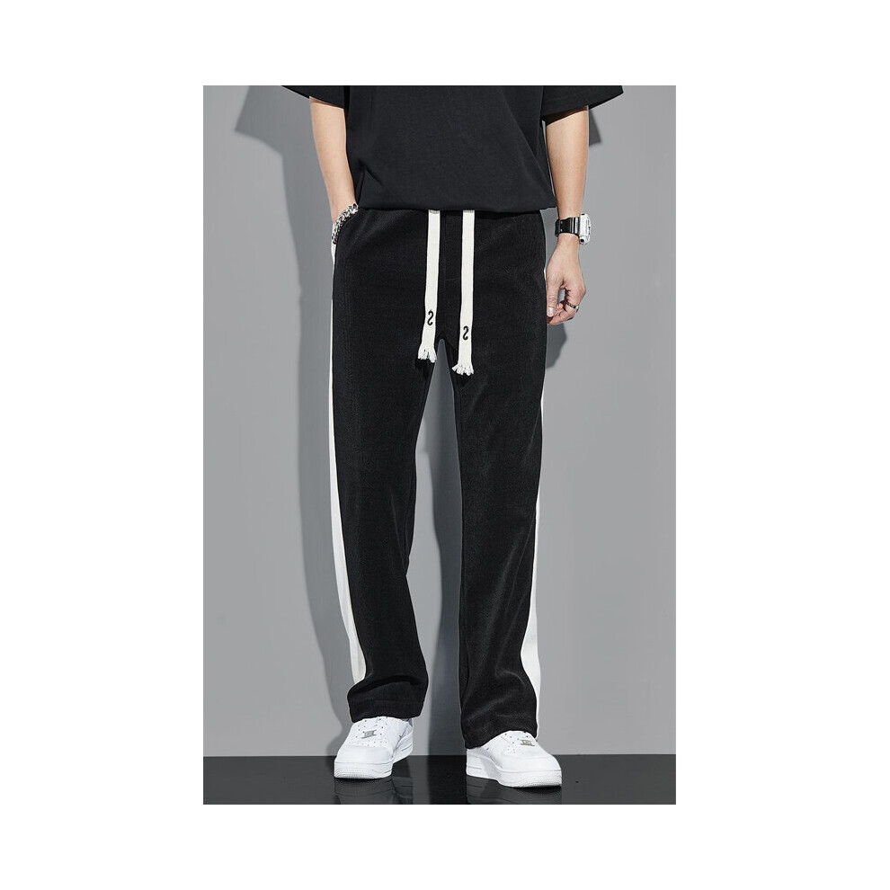 Autumn Winter Loose Casual Striped Straight Pants Man Joggers Sports Trousers Sweatpants Pantalones Hombre Harajuku Streetwear-image-OPC-PBQZDNW-NEW