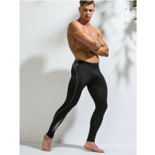 Mens Leggings Sport Pants Fitness Running Training Compression Gym Long Trousers