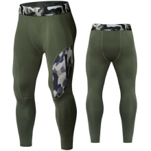 Men's Compression Base Layer Thermal camouflage Leggings Tight Gym Pants Fitness Quick Dry