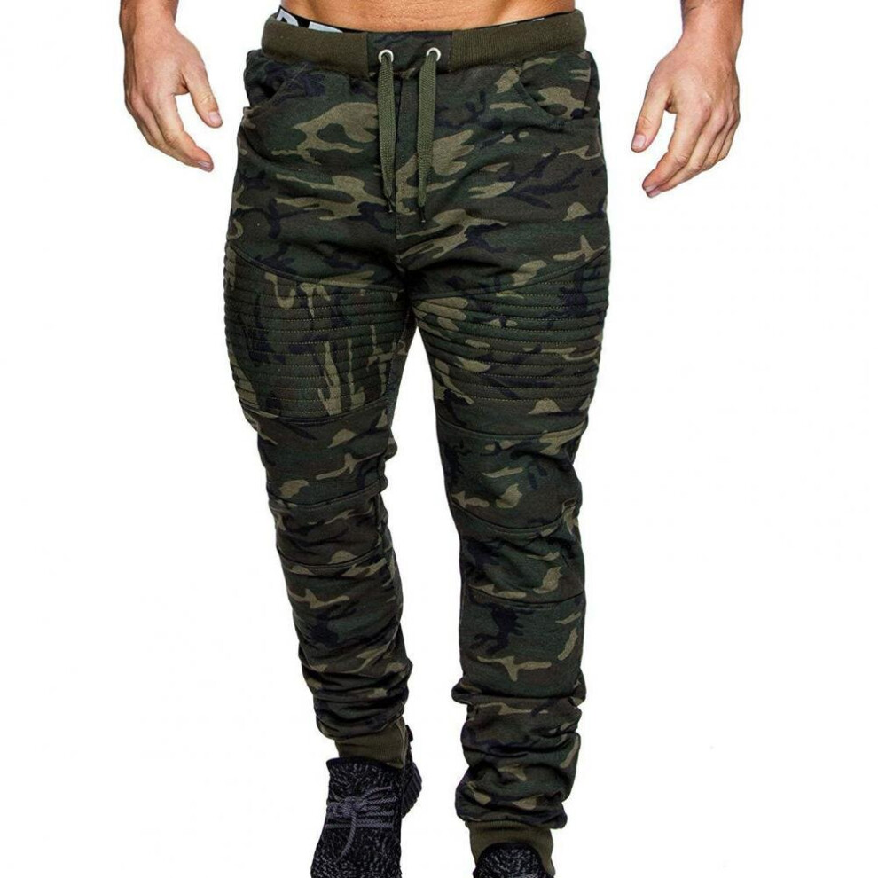 Solid Young Style Men Sweatpants Soft Men Sweatpants Camouflage for Daily Wear-image-OPC-PBQZGRX-NEW