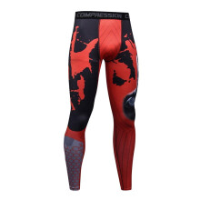 Skinny Sweatpants for Men Compression Pants Men Leggings Jogger Men 3D Fitness Pants Flash Elastic Trousers
