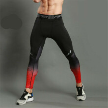 Men GYM Compression Fitness Pants Running PRO Sports Long Trousers Leggings