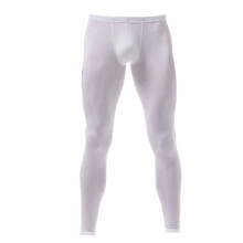 Mens Mid-Rised Elastic Waistband Skinny Pants Athletic Sports Thin Leggings for Gym Jogging Cycling Workout Running Tights