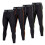Comfortable Men Legging Sublimation Solid Pants Quick Dry Stretch Elastic Tights 2