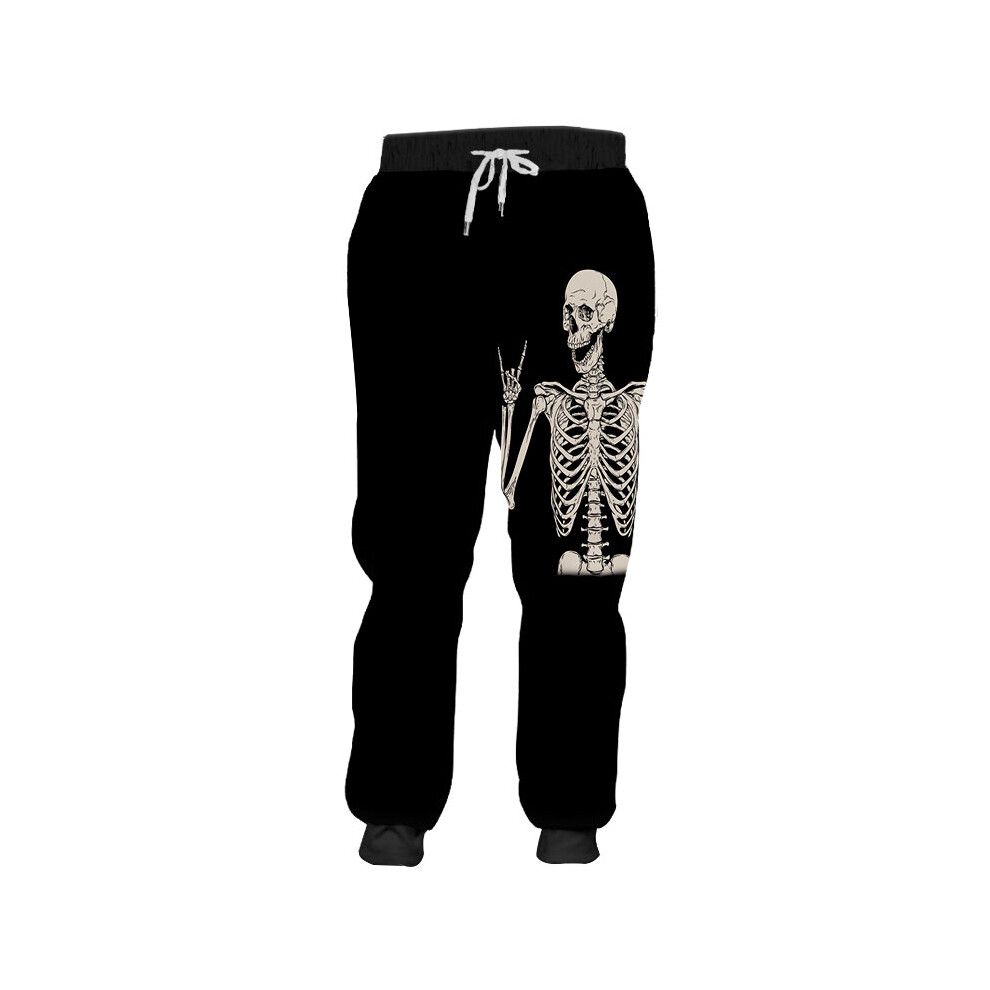Mask Man Sweatpants 3D Skull Skeleton Funny Streetwear Mens Pants Horror Halloween Oversized Trousers-image-OPC-PBQZK77-NEW